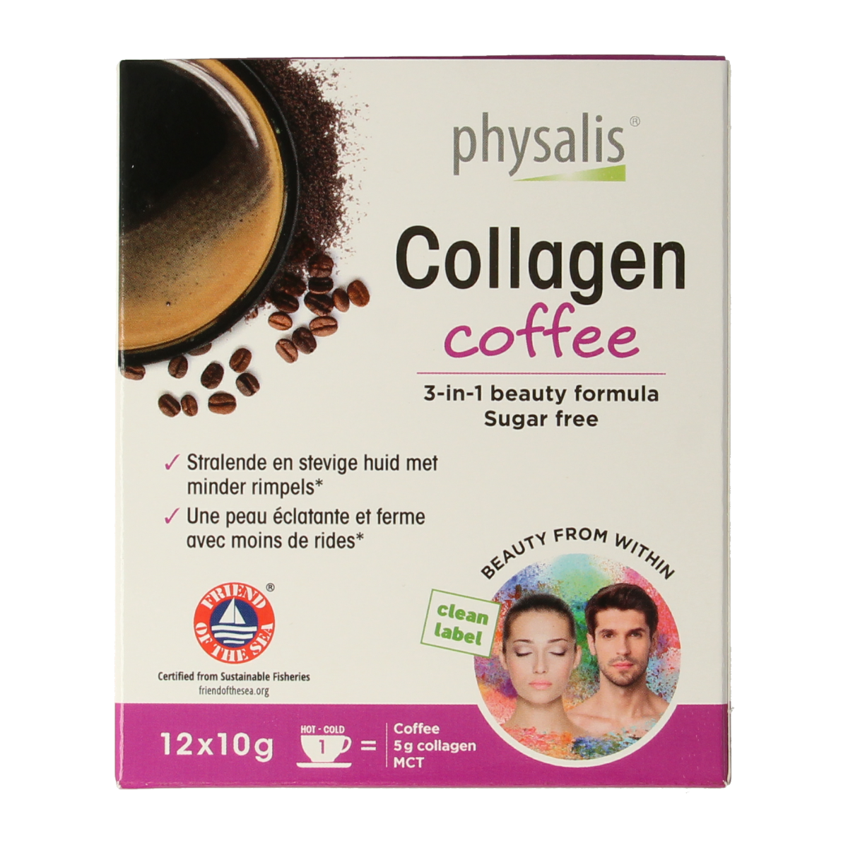 Physalis Collagen coffee fos 10 gram 12.00 Stuks
