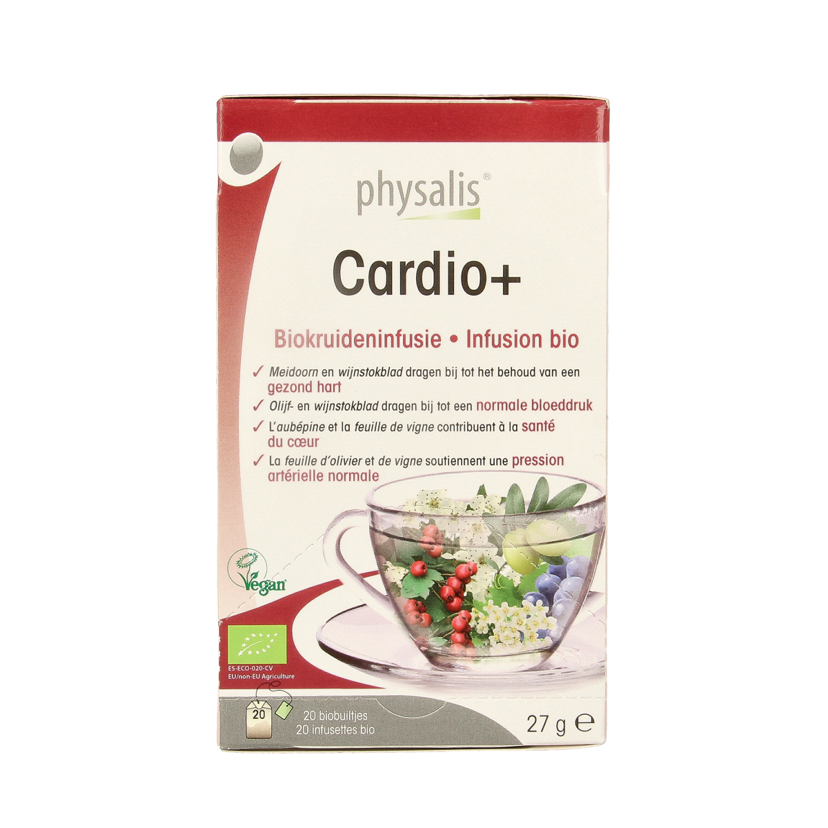 Physalis Cardio + infusie bio 20.00 Stuks