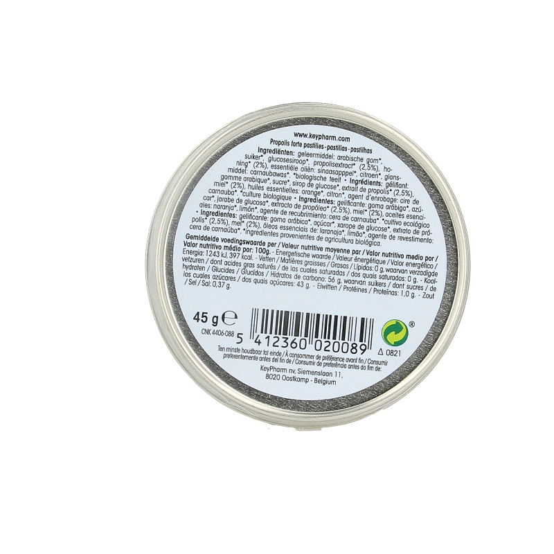 Physalis Propolis forte pastilles bio 45 Gram