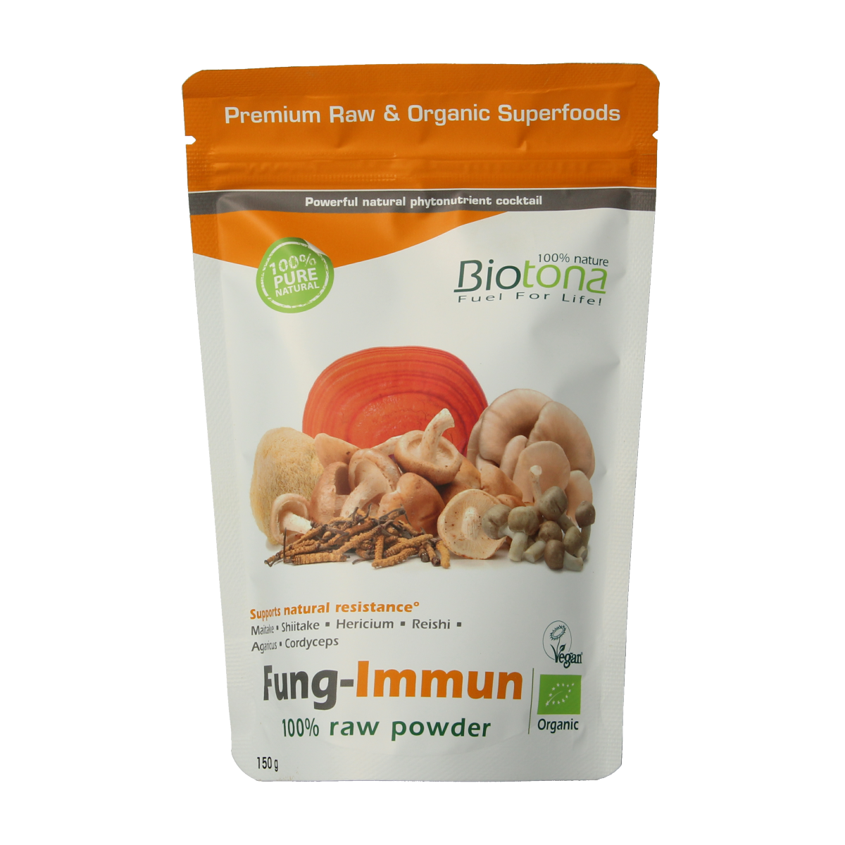 Biotona Fung immuun raw powder 150.00 Gram