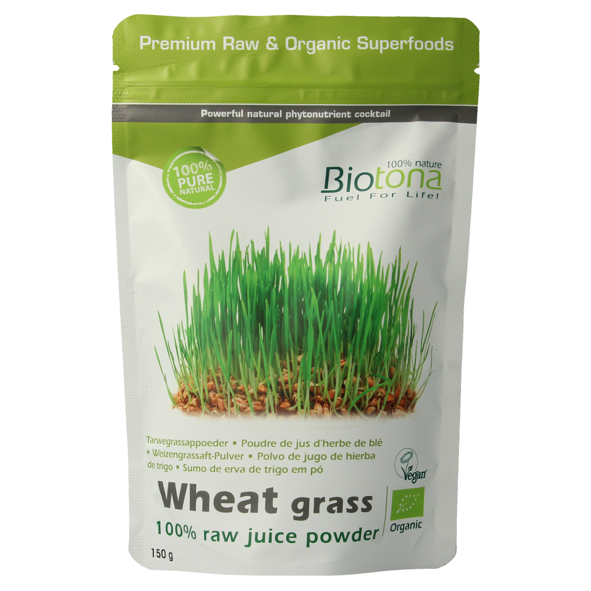 Biotona Wheat grass raw bio 150.00 Gram