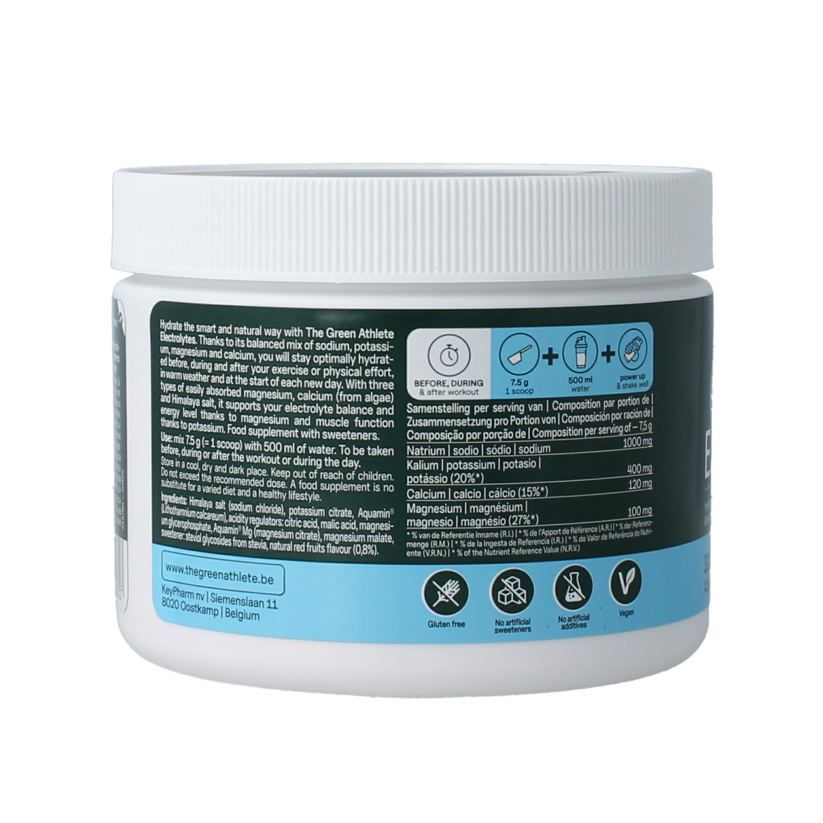 The Green Athlete Electrolytes red fruits 320.00 Gram