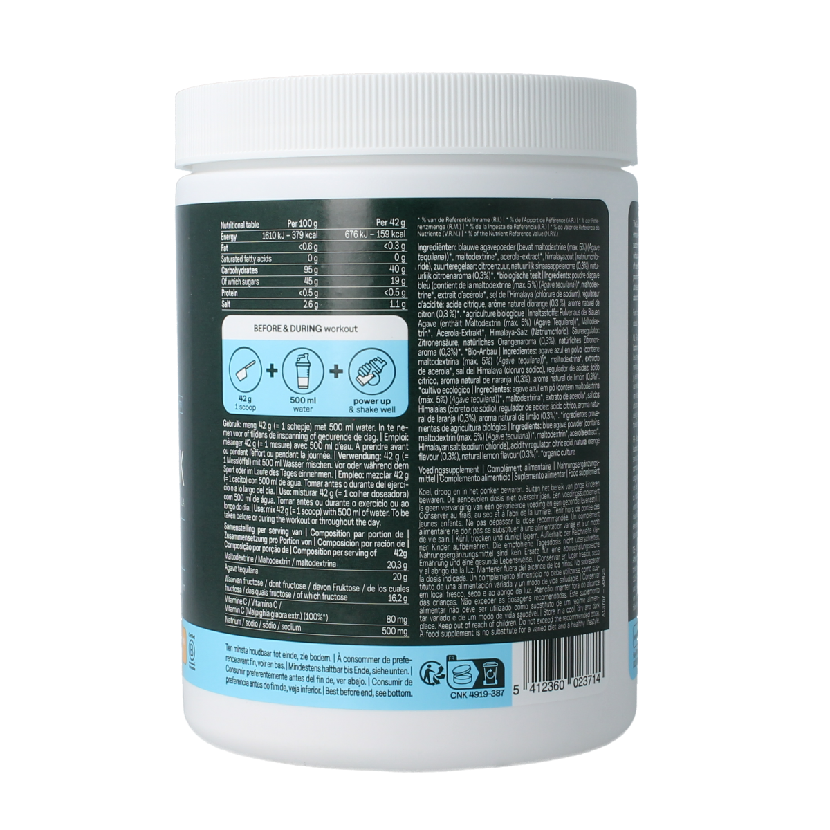 The Green Athlete Isotonic drink bio 504.00 Gram