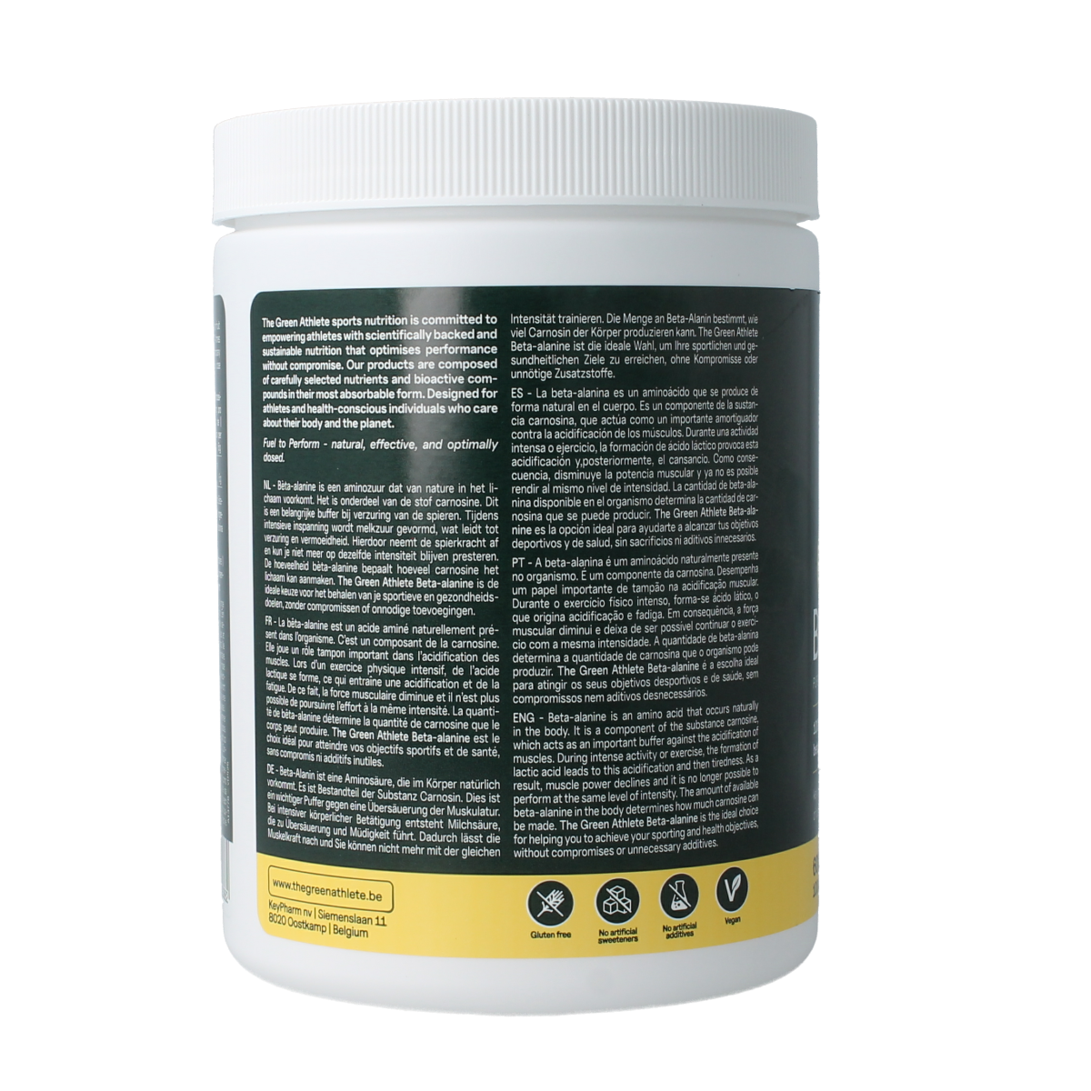 The Green Athlete Beta alanine 600.00 Gram