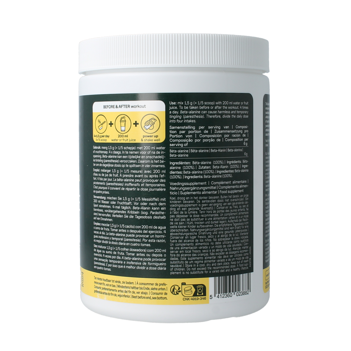 The Green Athlete Beta alanine 600.00 Gram
