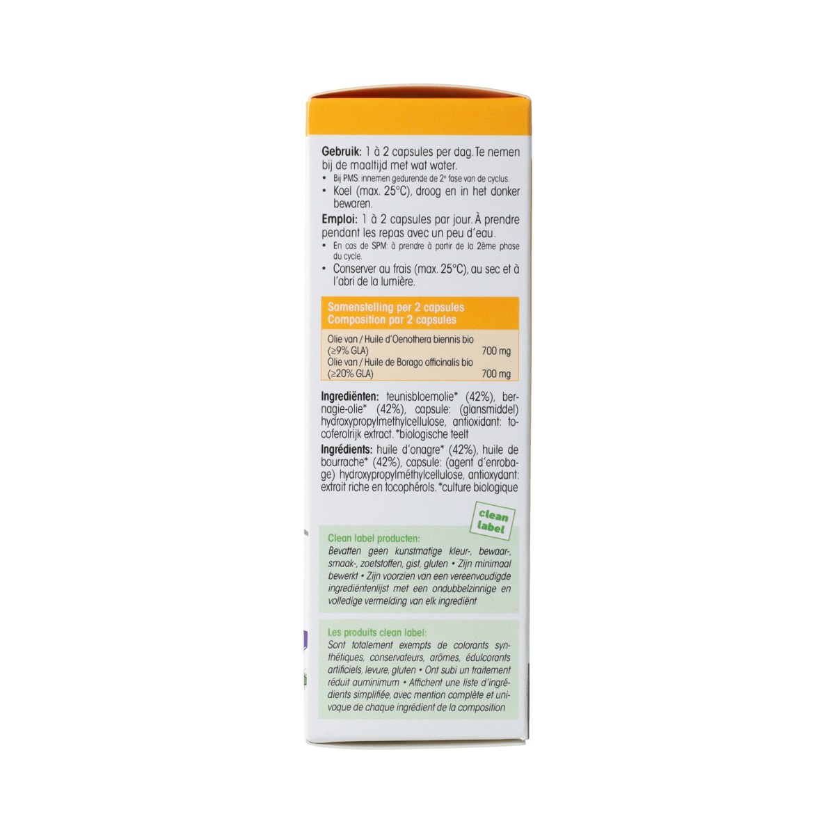 Physalis Physalis Teunisbloem + Bernagie 40 caps BIO 40.00 Capsules