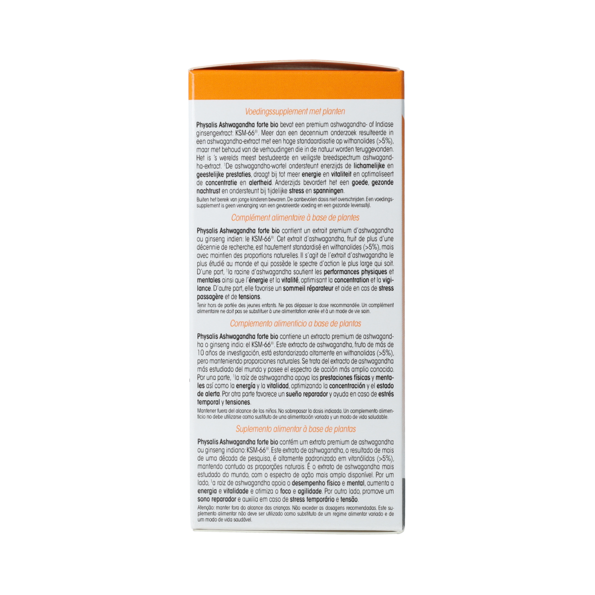 Physalis Ashwagandha forte bio 60.00 Tabletten