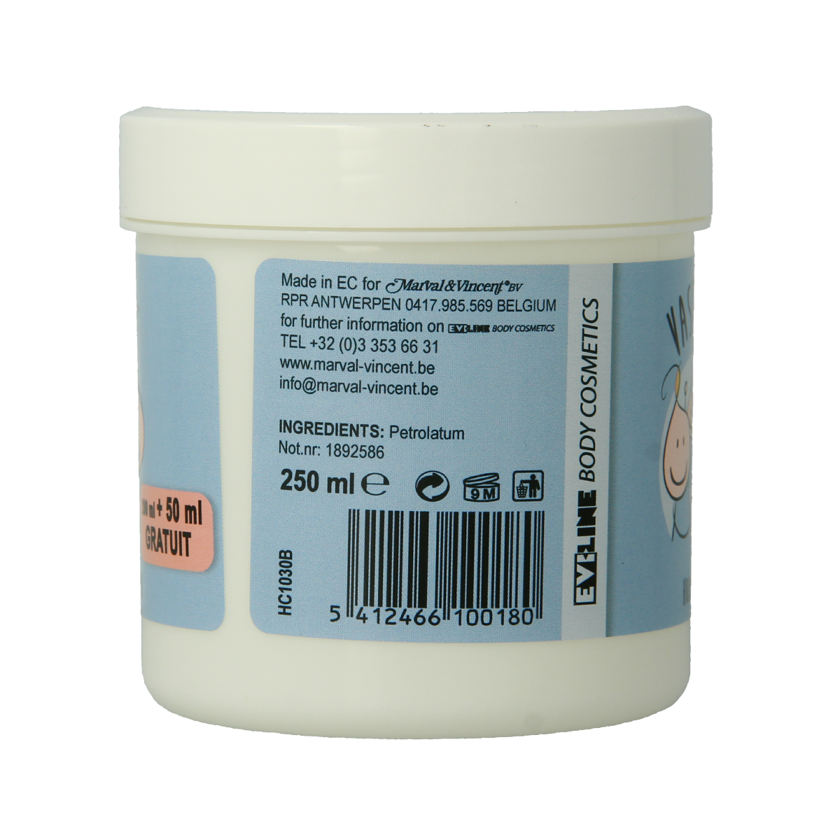 Evi Line Vaseline  250.00 Milliliter
