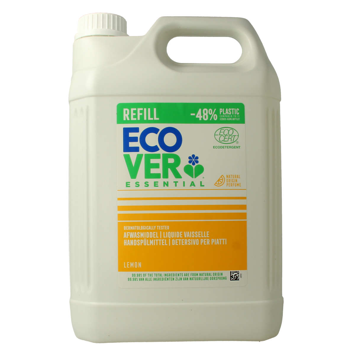 Ecover Essential afwasmiddel citroen 5.00 Liter