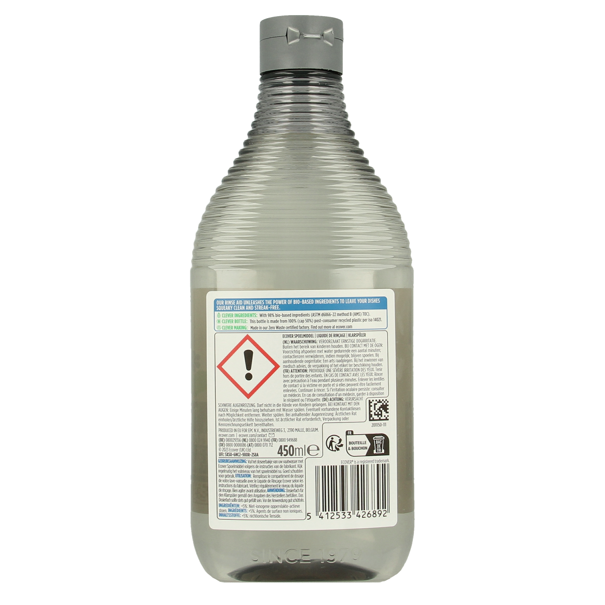 Ecover Spoelmiddel 450.00 Milliliter