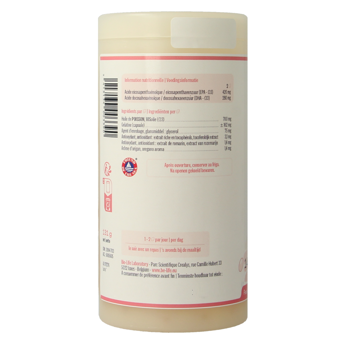 Be-Life Omega 3 magnum 1400 140.00 Capsules
