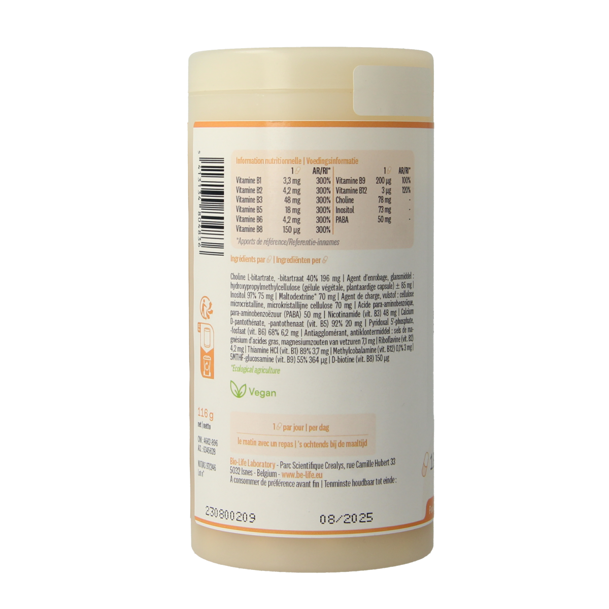 Be-Life B complex 180.00 Capsules
