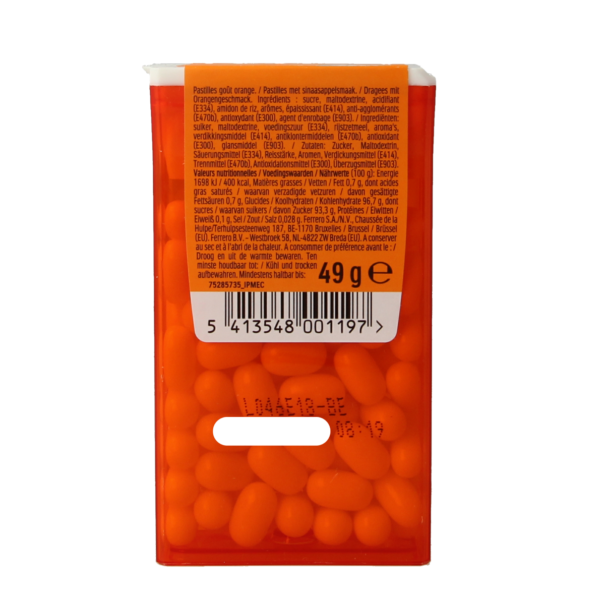 Tic Tac Orange 49.00 Gram