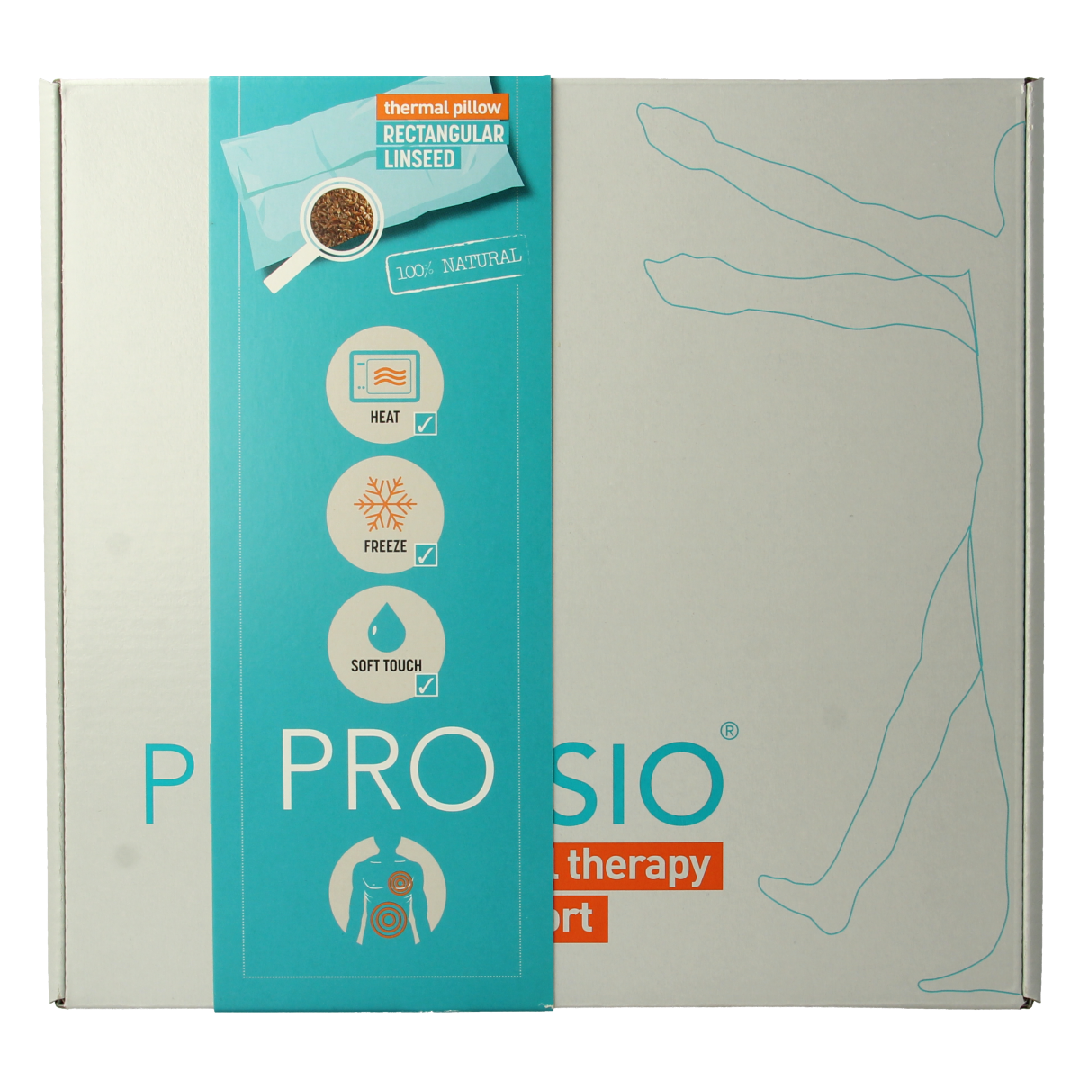 ProFysio Rectangle 20 x 40cm 1.00 Stuks
