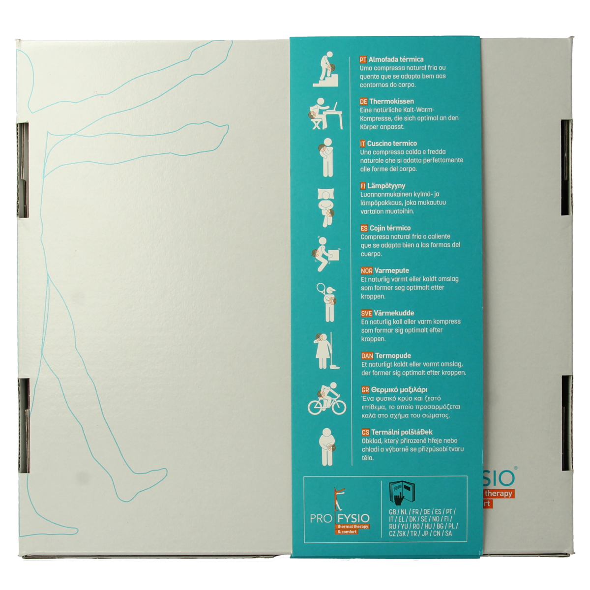 ProFysio Rectangle 20 x 40cm 1.00 Stuks