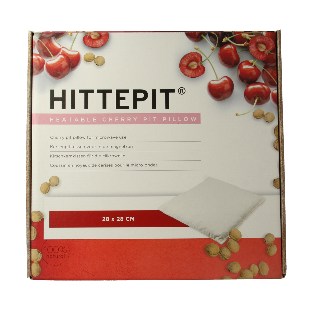 Hittepit Vierkant kersenpitjes 1.00 Stuks