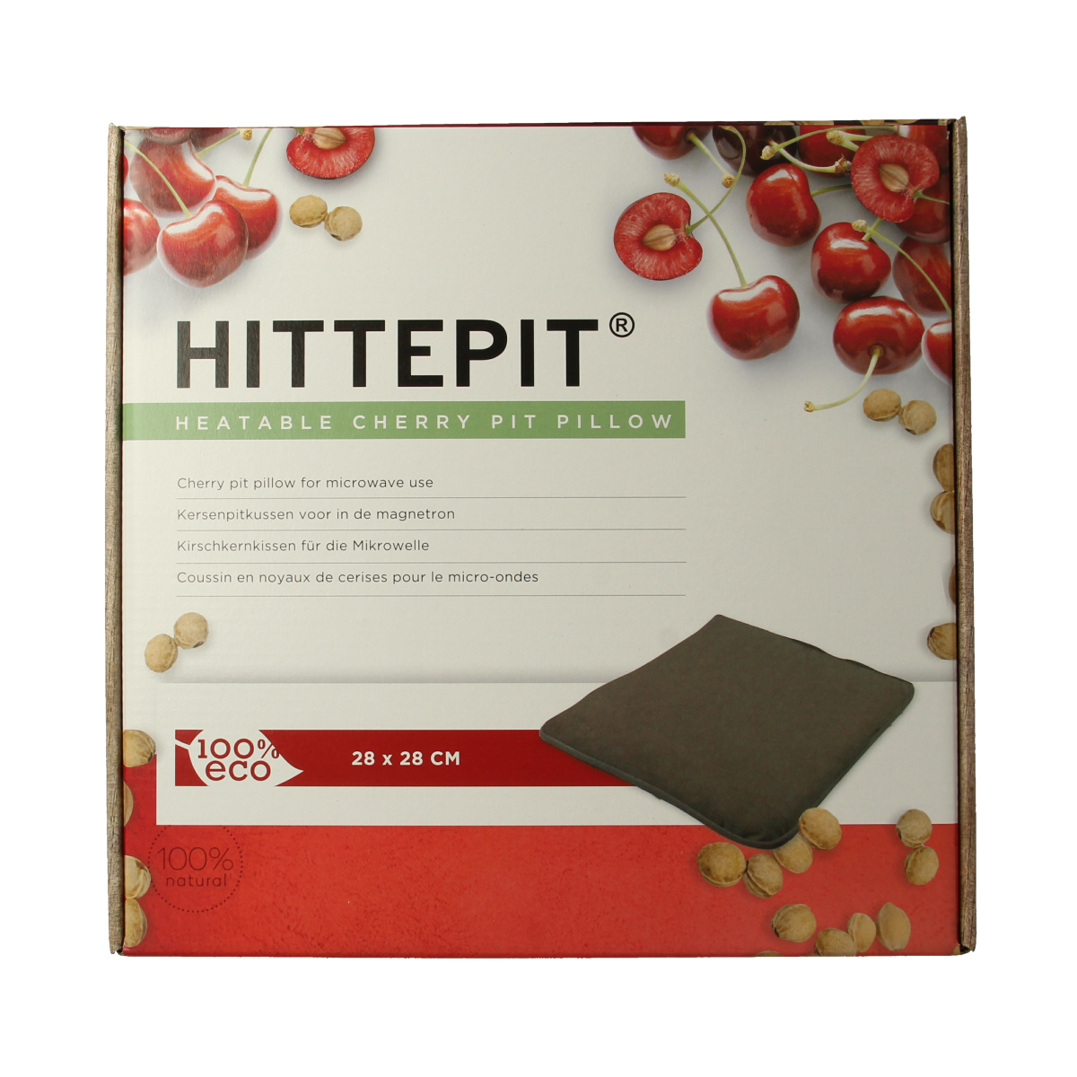 Hittepit Vierkant kersenpit eco 1.00 Stuks