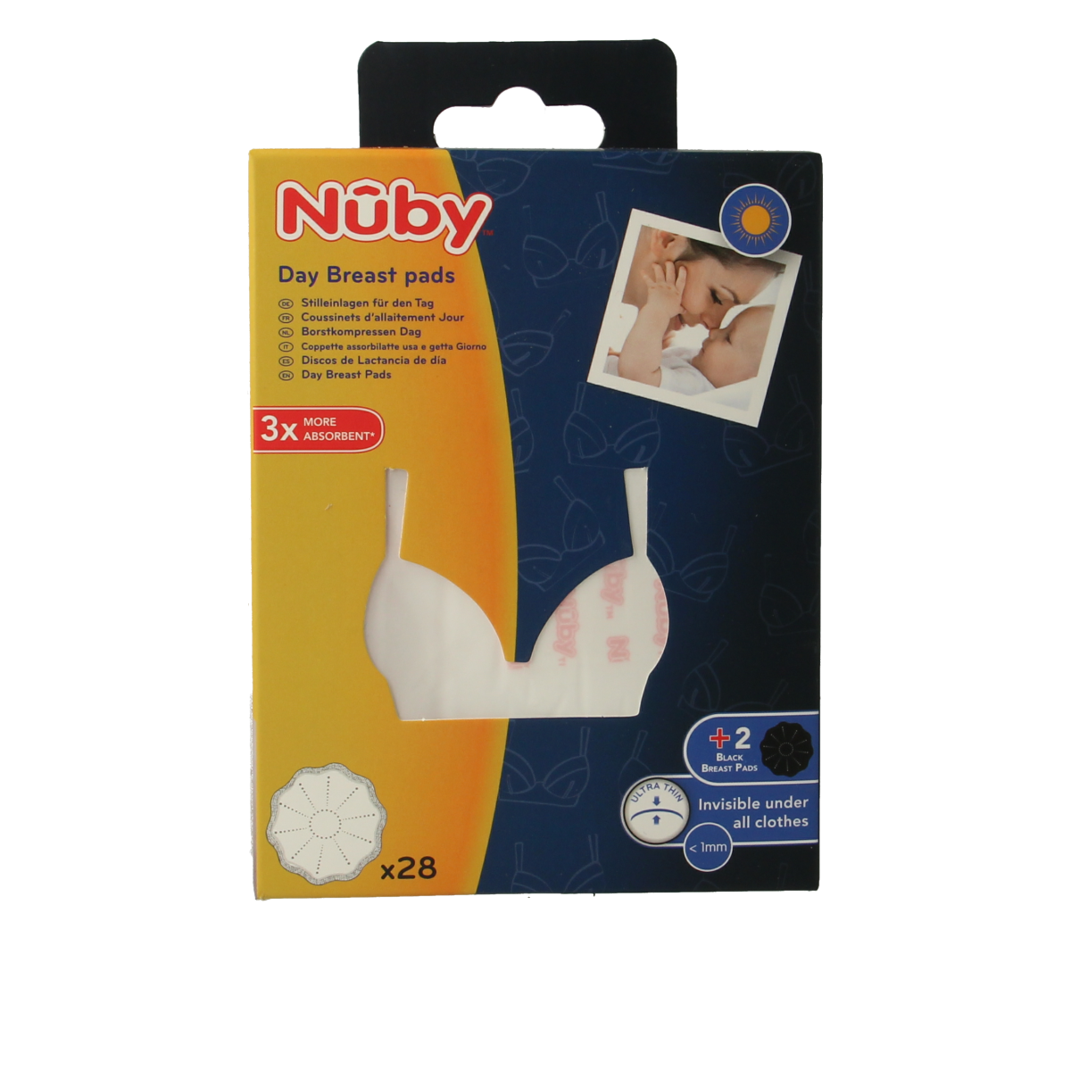 Nuby Borstcompres ultra dun 28.00 Stuks