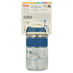 Nuby 2-in-1 Beker tuit hard 360ml 3 jaar assorti 1.00 Stuks