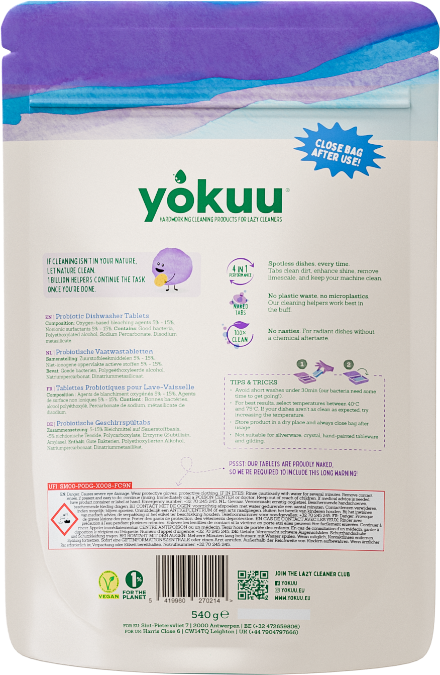 Yokuu Vaatwastabletten 45.00 Tabletten