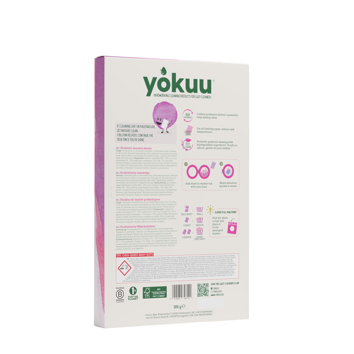 Yokuu Wasstrips cherry blossom 96.00 Gram