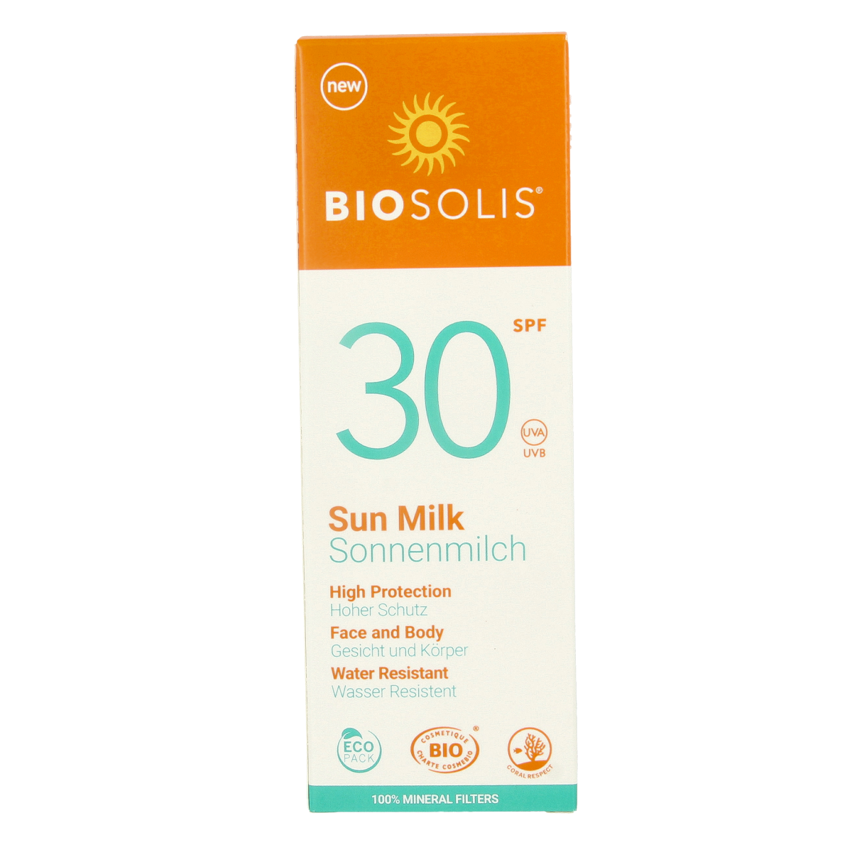 Biosolis Zonnemelk voor gezicht en lichaam SPF30 100.00 Milliliter