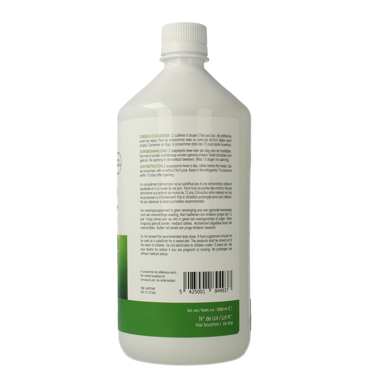Vera Sana Aloe vera sap zonder pulp 1.00 Liter