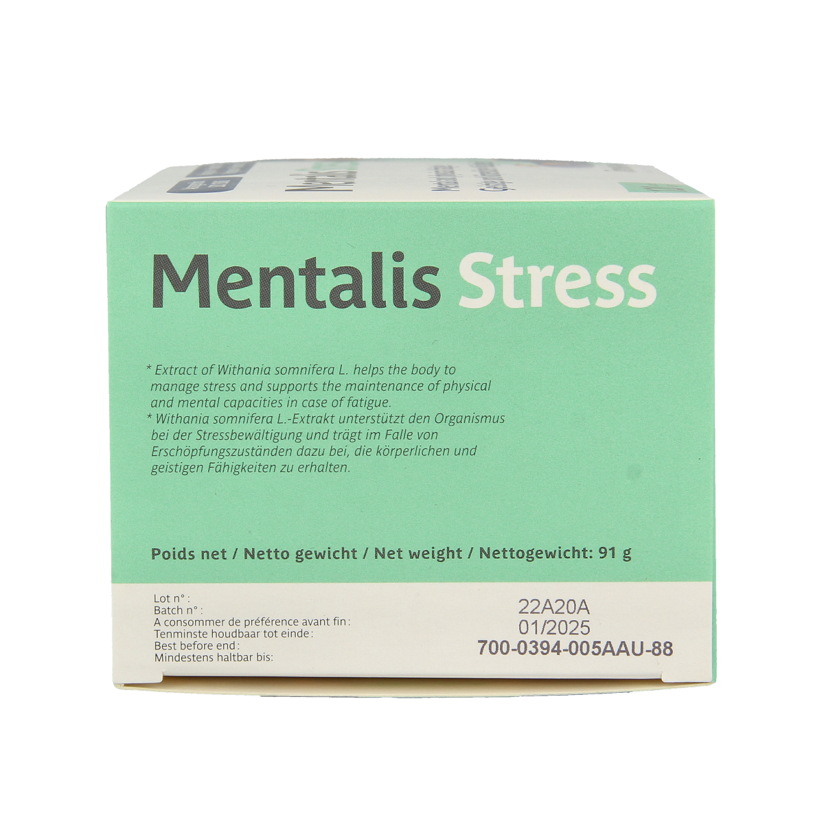 Trenker Mentalis stress 120.00 Capsules