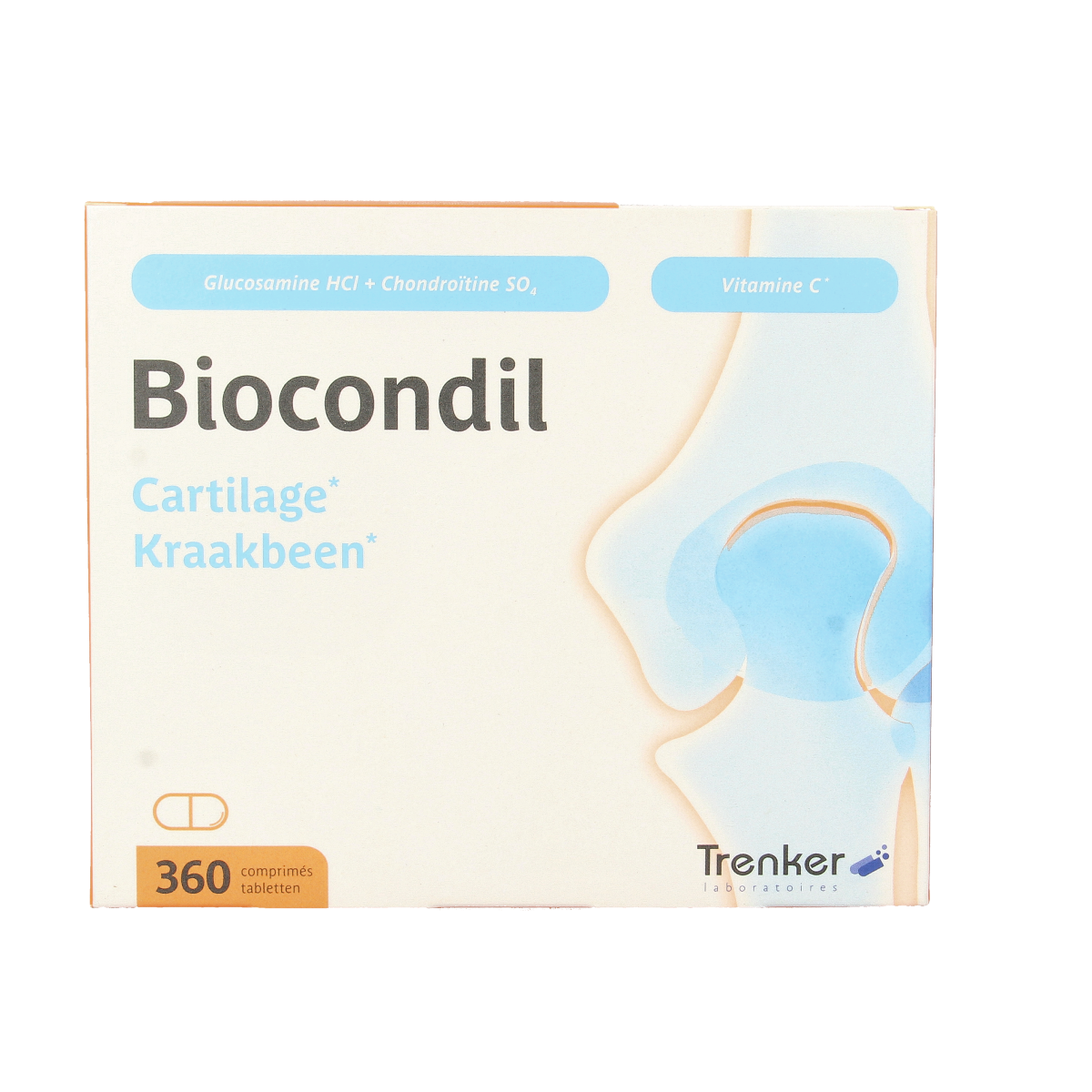 Trenker Biocondil chondroitine glucosamine met vitamine C 360.00 Tabletten
