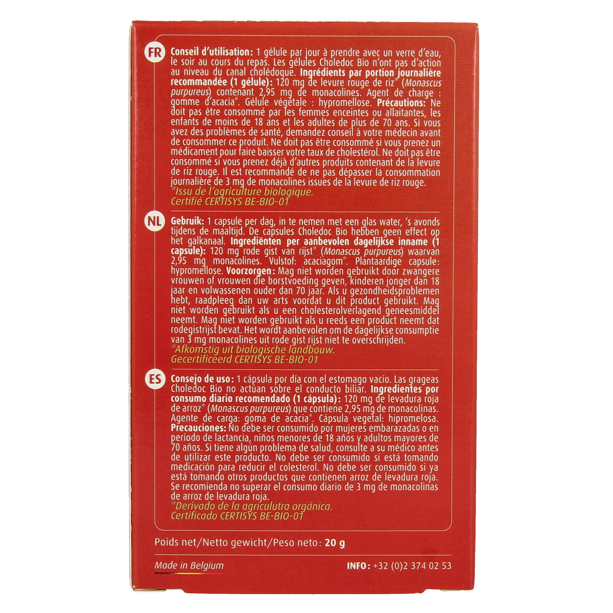 Trenker Choledoc bio 90.00 Capsules
