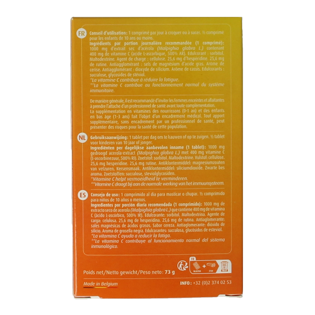 Trenker Acerola 1000 30.00 Tabletten