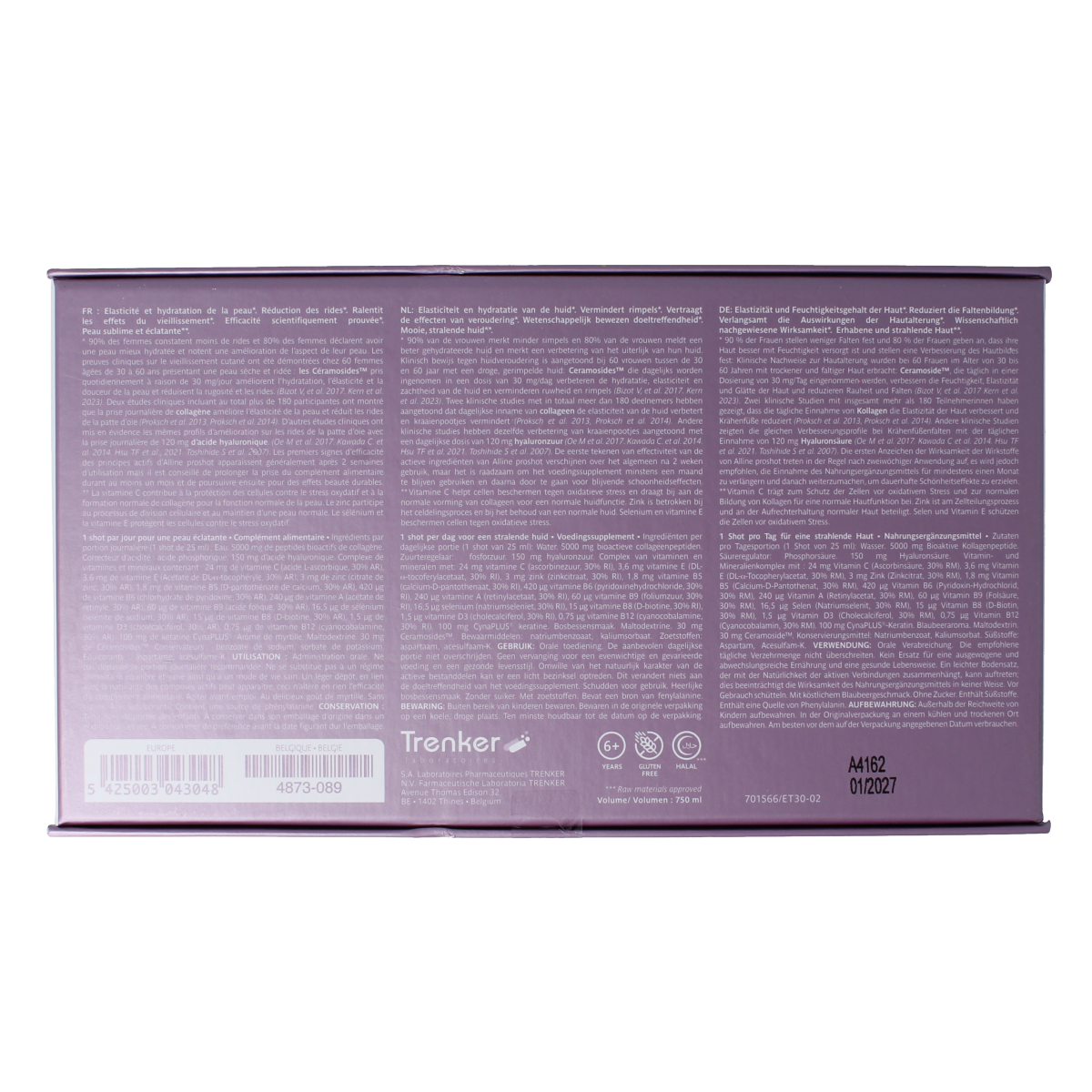 Trenker Alline proshot 30x25ml flesjes 750.00 Milliliter