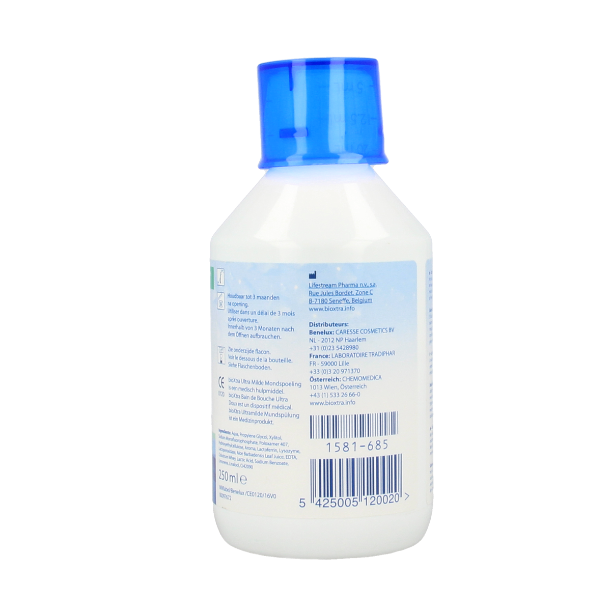Bioxtra Mondwater zonder alcohol voor droge mond 250.00 Milliliter