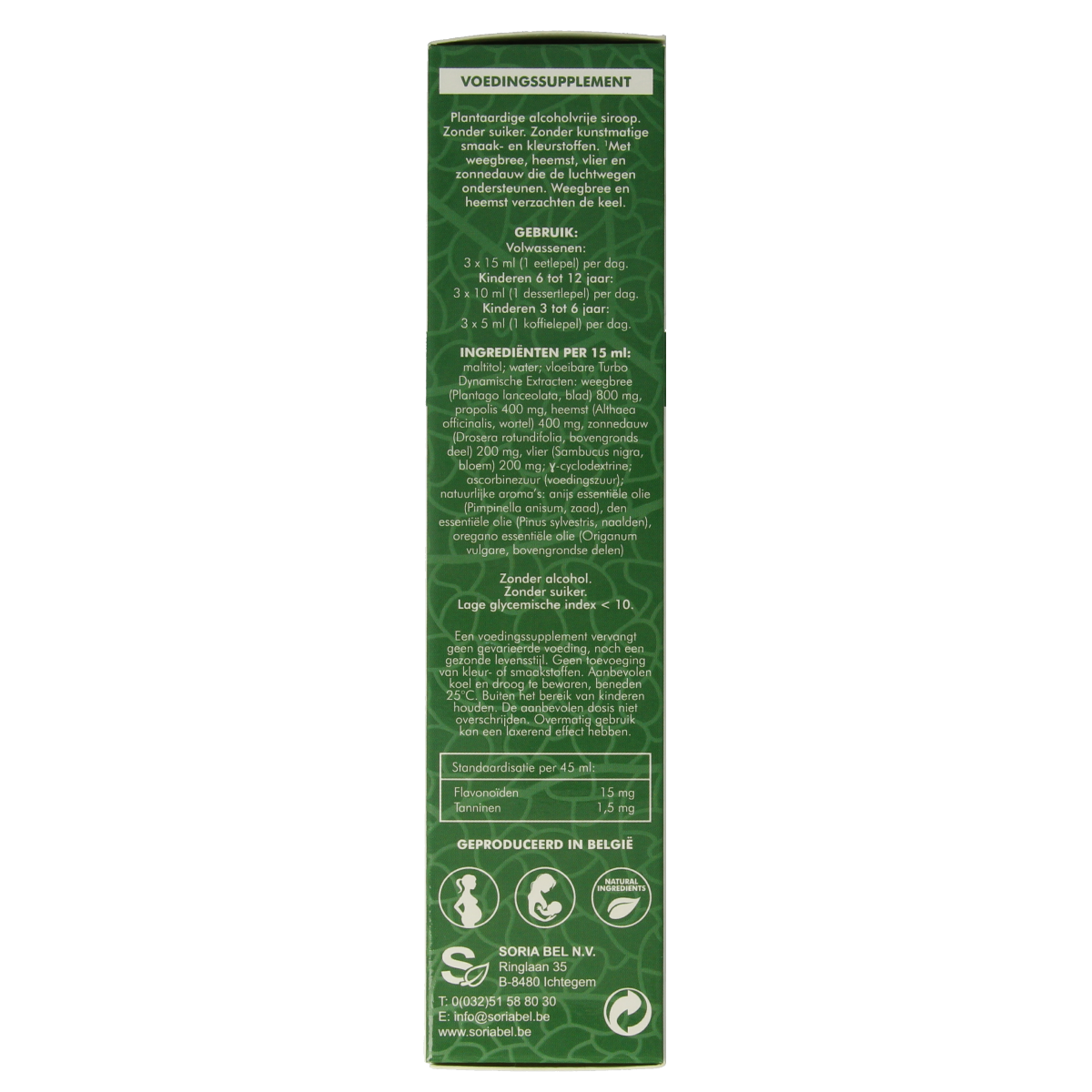 SoriaBel Pectolis siroop 200.00 Milliliter