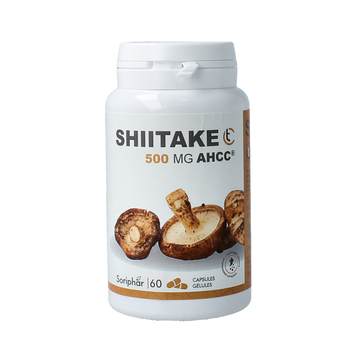 SoriaBel Shiitake AHCC 500mg 60.00 Capsules