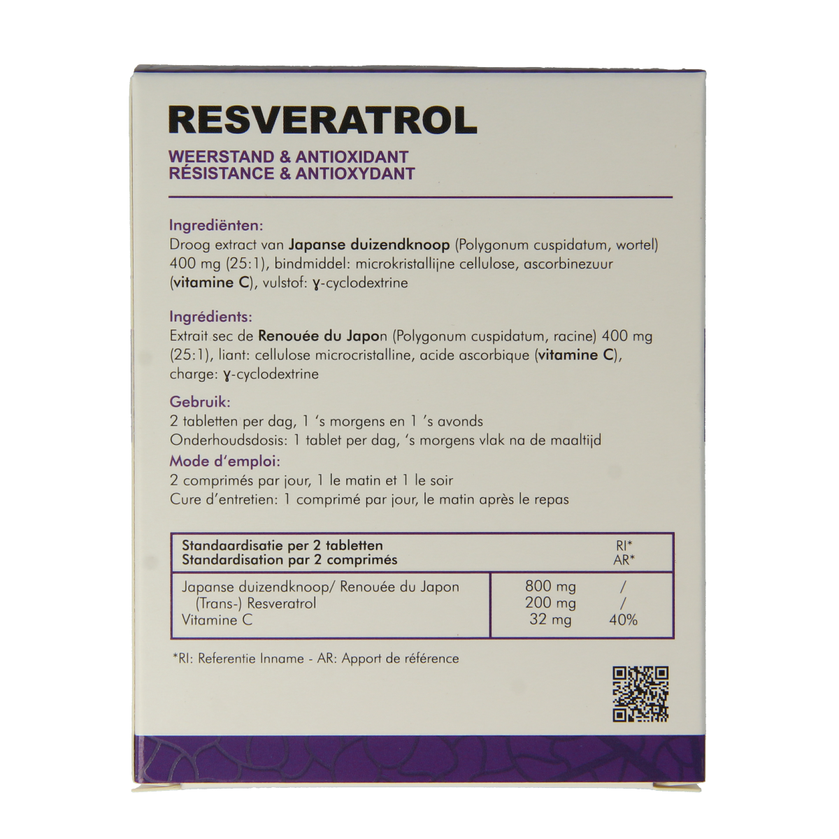 SoriaBel Resveratrol CT 100mg 60.00 Tabletten