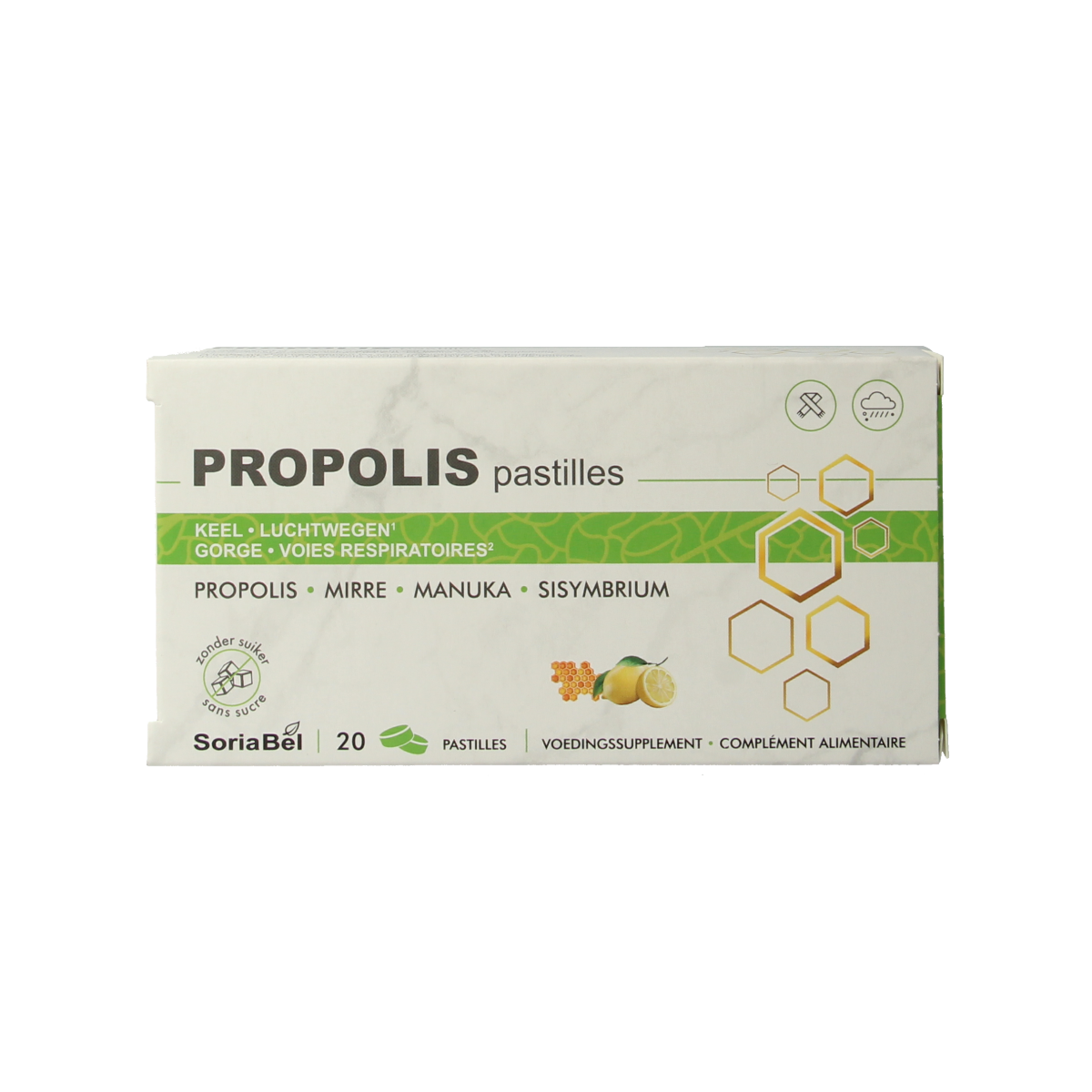 SoriaBel Propolis pastilles 20.00 Pastilles