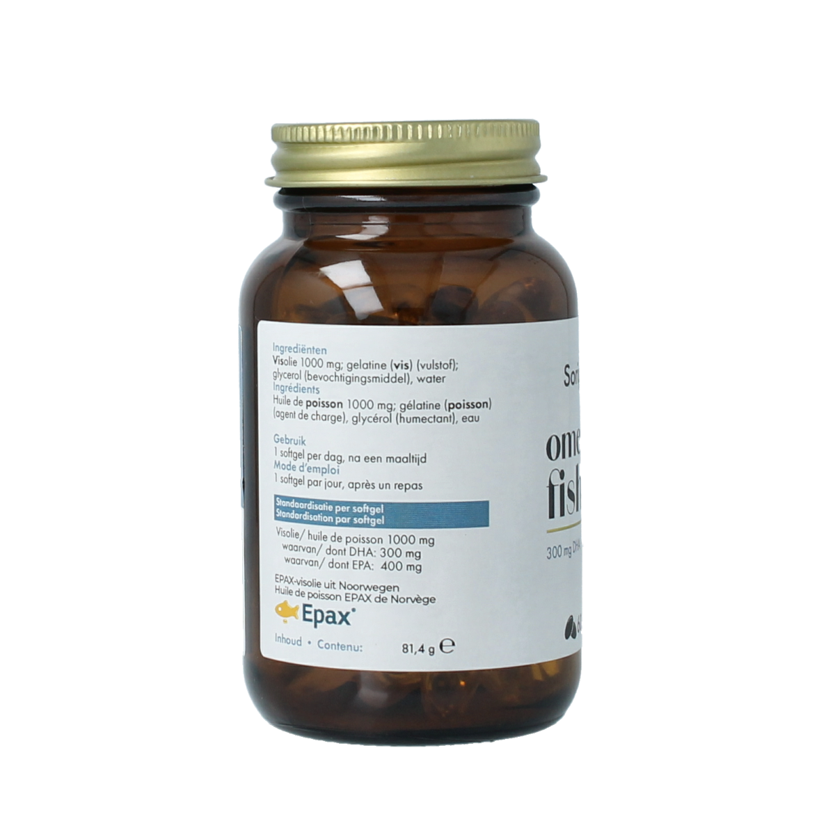 Soriphar Omega 3 fish oil 60.00 Softgels