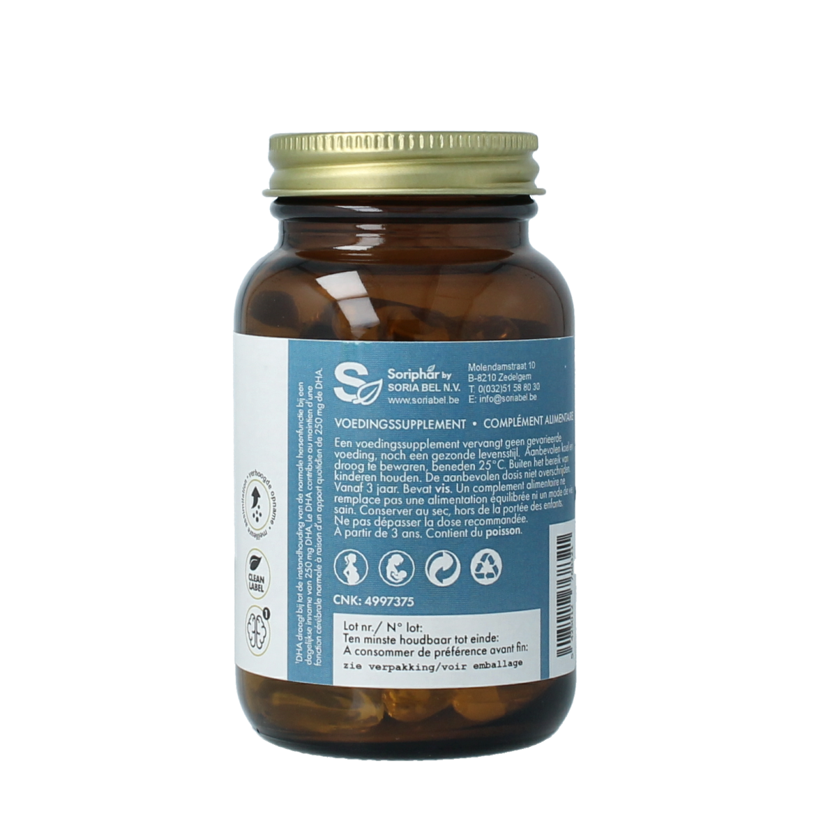 Soriphar Omega 3 fish oil 60.00 Softgels