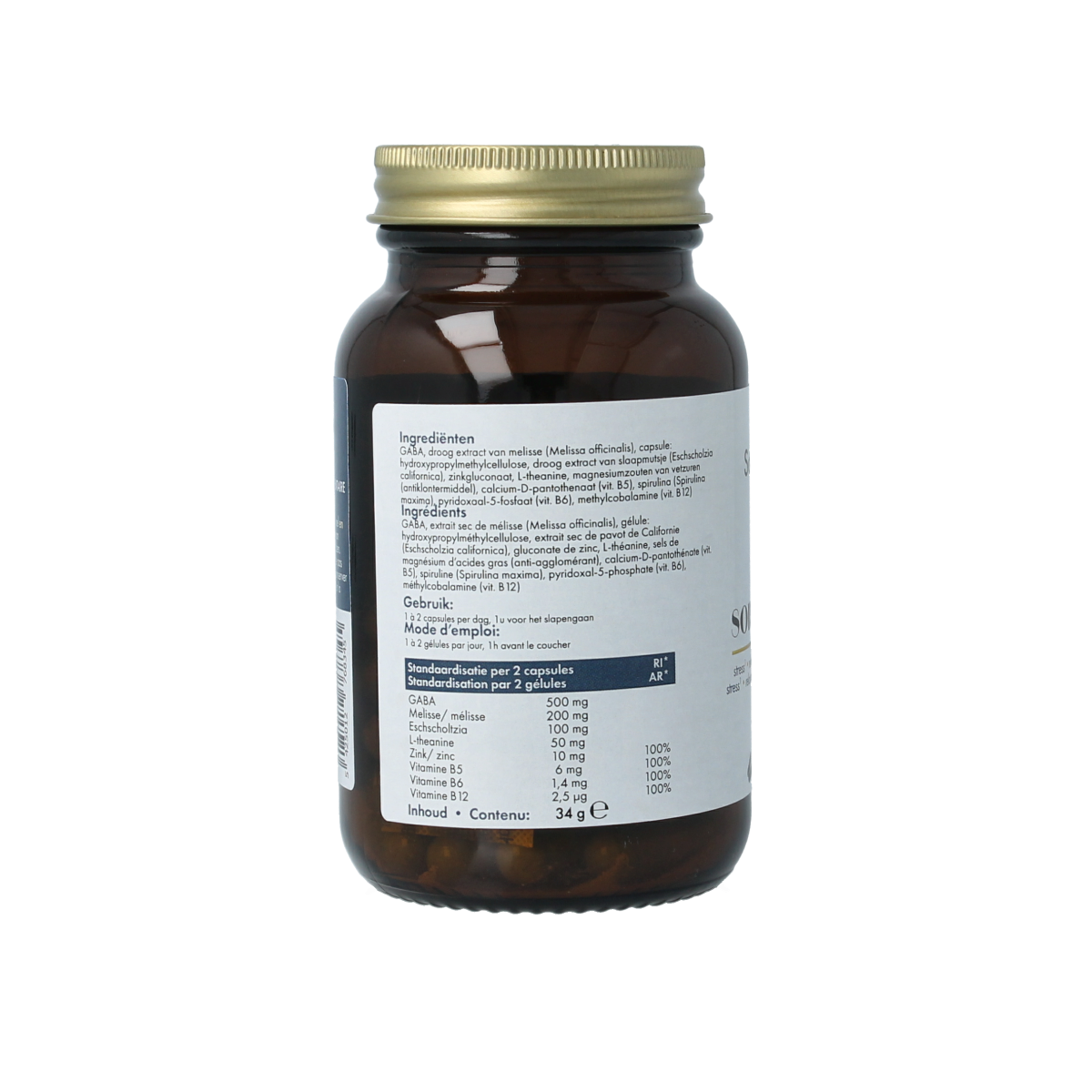 SoriaBel Somnizen plus theanine 60.00 Capsules