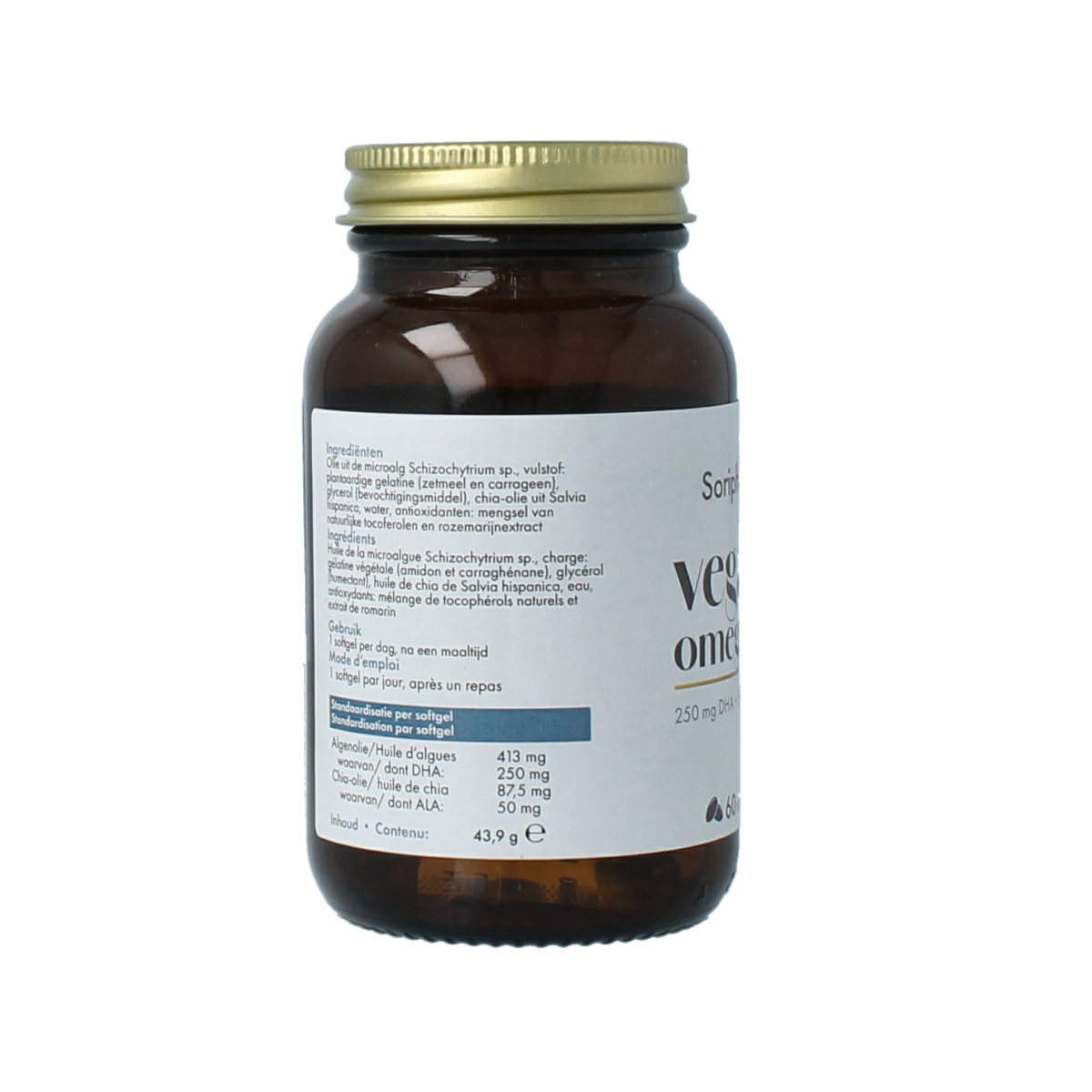 Soriphar Omega 3 DHA + ALA vegan 60.00 Softgels