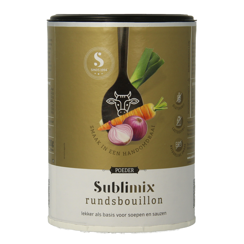 Sublimix Rundvleesbouillon glutenvrij  220 Gram
