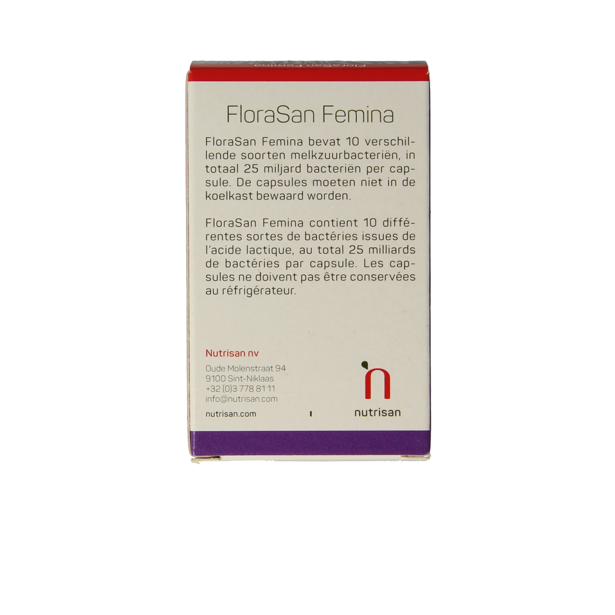 Nutrisan Florasan femina 30.00 Capsules