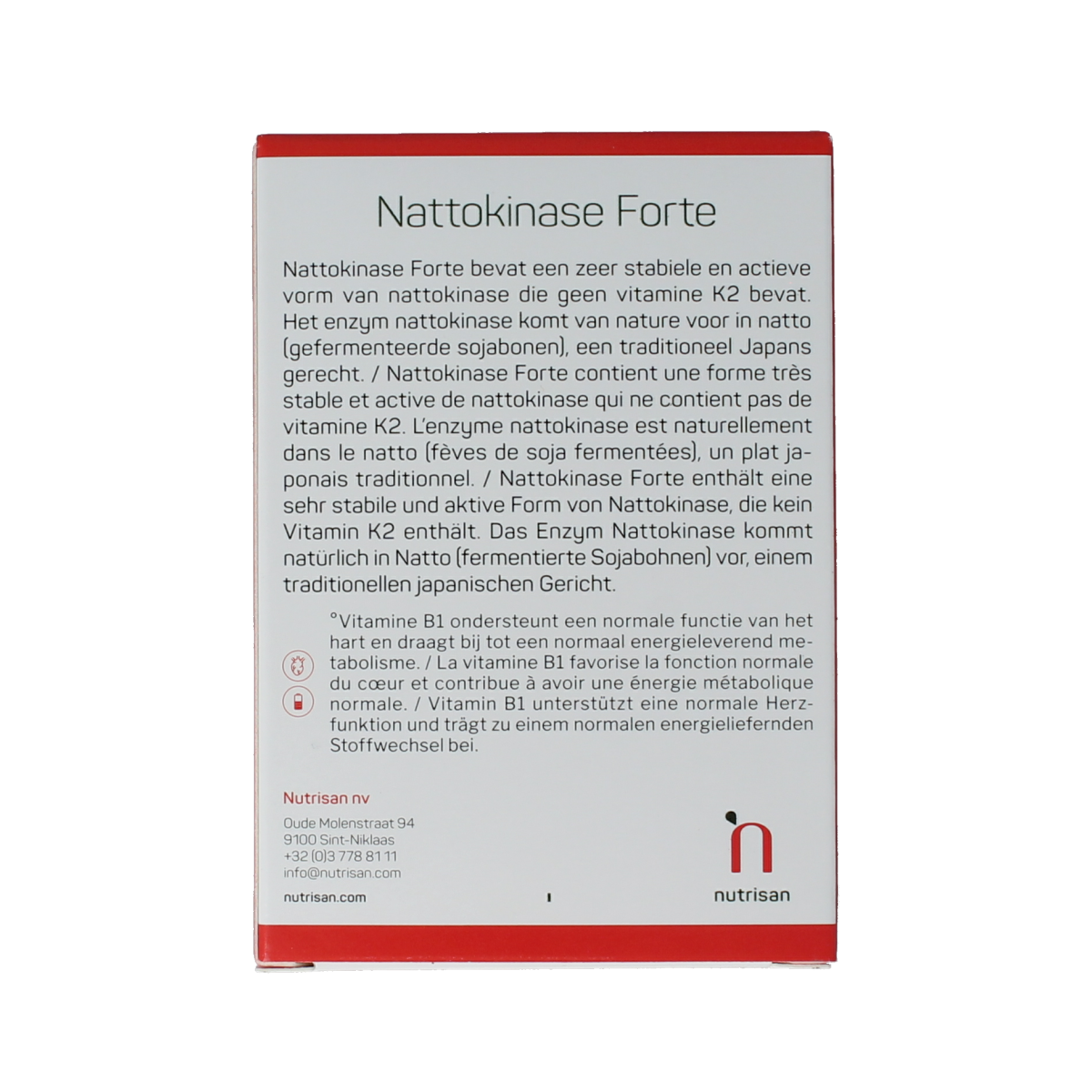 Nutrisan Nattokinase forte 60.00 Capsules