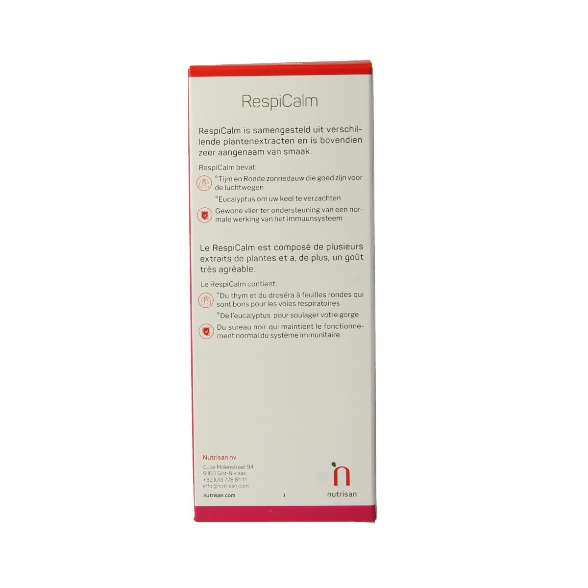 Nutrisan Respicalm  (siroop) 200.00 Milliliter