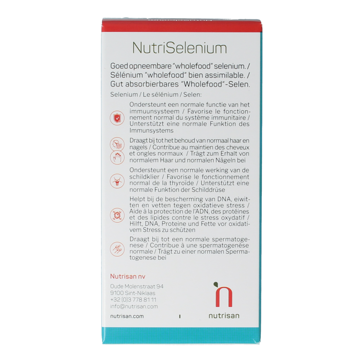 Nutrisan Nutriselenium 90.00 Vegetarische capsules
