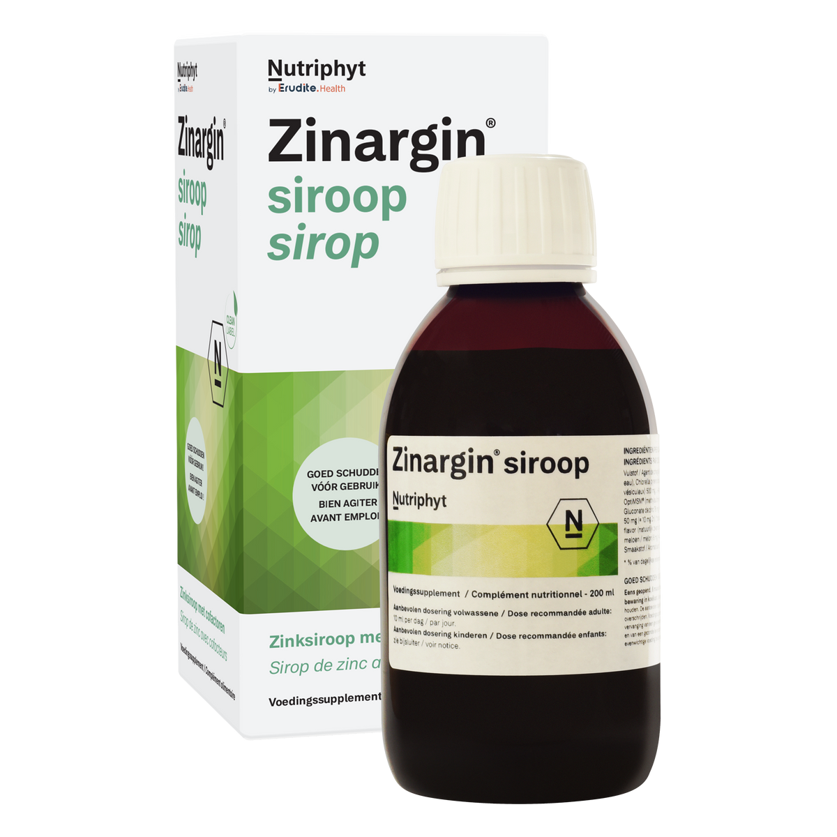 Nutriphyt Zinargin siroop 200.00 Milliliter