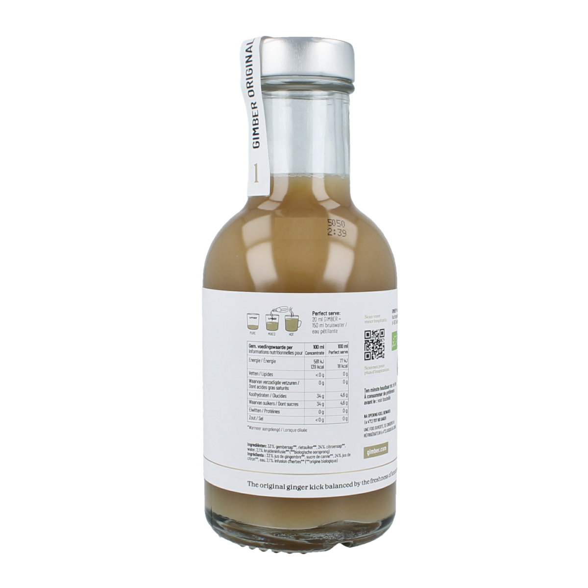 Gimber  No. 1 original gember concentraat bio 200.00 Milliliter