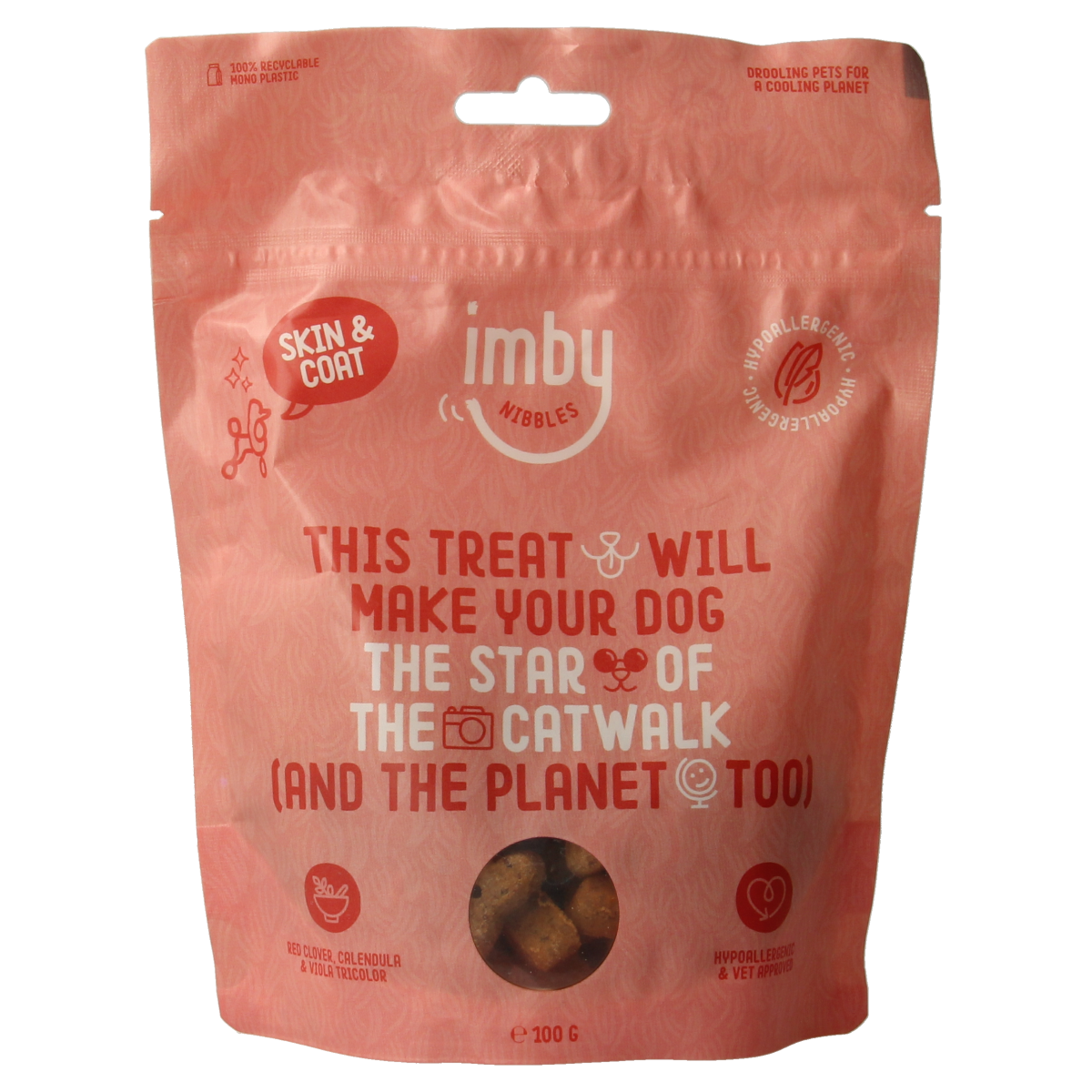 Imby Pet Food  Hondensnack biscuit insecteneiwitten 100.00 Gram