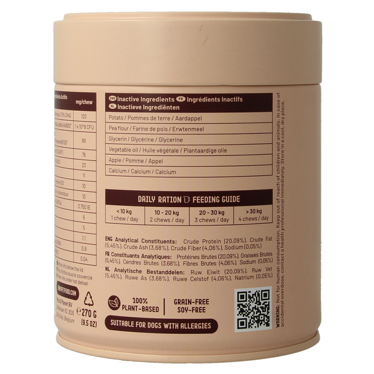 Imby Pet Food  Huid & vacht supplement hond 90.00 Kauwtabletten